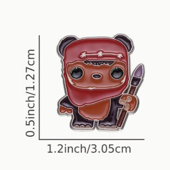 Ewok Enamel Lapel Pin - Picture 2 of 5